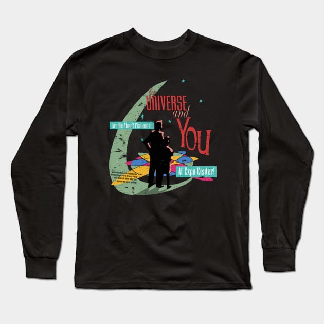 "The Universe and You" Long Sleeve T-Shirt by EpcotServo